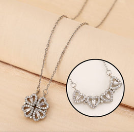 4 in 1 Magnetic Heart Lover Necklace