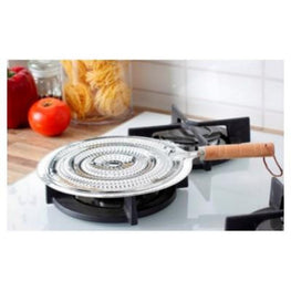 Simmer Ring - Heat Diffuser Reducer Flame Guard Simmer Plate, Gas Electric Slow Cook Ring