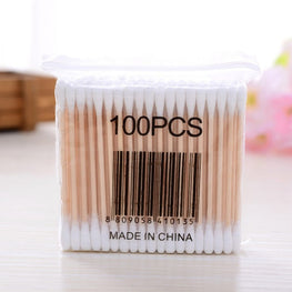 Pack Of 10 - 100 Pieces Disposable Ultra-small Cotton Swab Lint