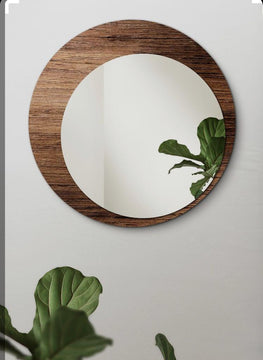 New Design Wall Decor Acrylic Mirror Wooden Frame