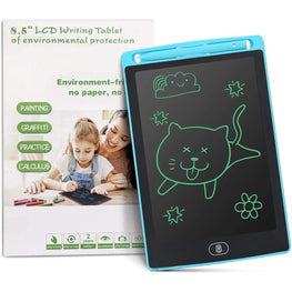 Hardbound LCD Writing Pad 8.5 inch LCD Tablet (Multi colour)