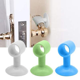 Silicon Door Stopper (Random Color)