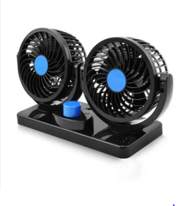 Car Universal Double Headed Fan 360* Degree