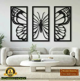 Wooden Butterfly Wall Decorations