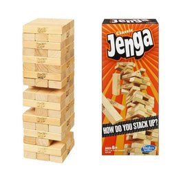 Classic Jenga Wooden Stacking Tower Board Game for Kids &amp; Adults