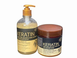 Keratin Hair Care Balance Hair Shampoo &amp; Mask for Hair Treatment – (500ml)