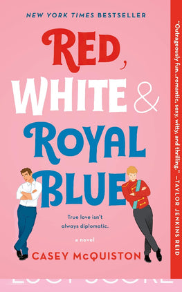 Red White &amp; Royal Blue: A Novel By Casey McQuiston Best Selling Novel KS