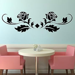 Rose Flower Wooden Wall Decoration