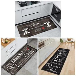 Kitchen mat of size:40*120cm  ( Random Design)