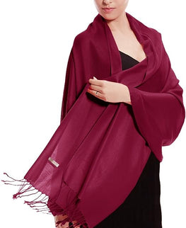 Fashionable winter scarf for women cashmere plain  scarf