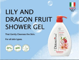 lily and dragon fruit shower gel