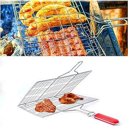 Bbq Stainless Steel Hand Grill (Small Size).