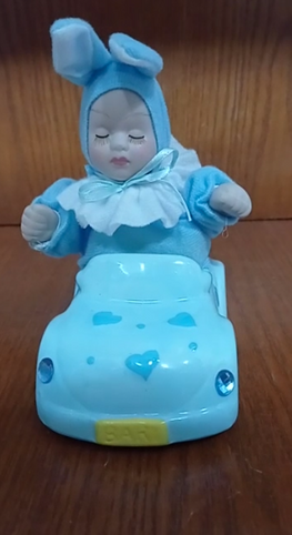 Musical Baby Born Decoration Ceramic Car Marital