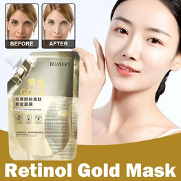 Retinol Snake Venom Peptide Gold Mask Moisturizing Anti-aging Anti-wrinkle Brightening Oil Control Mask Skin Care 100ml