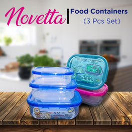 Novetta Food Container (3 Pcs)