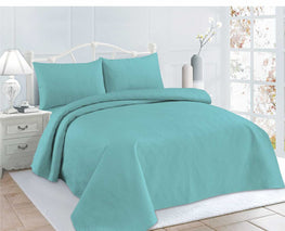 Luxury Bedspread Cotton Fully Quilted &amp; Ultra Sonic Embossed