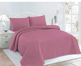 Luxury Bedspread Cotton Fully Quilted &amp; Ultra Sonic Embossed