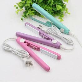 Mini Ceramic Electronic Hair Crimper (random color)