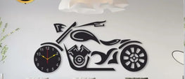 Motorcycle 3D Wooden Wall Clock