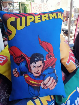 Superman Pillow Size 11x15 with filling