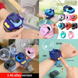 Mini Watch Control Car Cute RC Car Kids Game Interactive Toys For Boys Girl Birthday Christmas Watch Gift