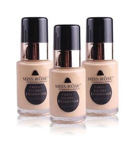 Miss Rose Waterproof Moisturizing Oil Free Full Coverage Deep Whitener Liquid Foundation 30Ml