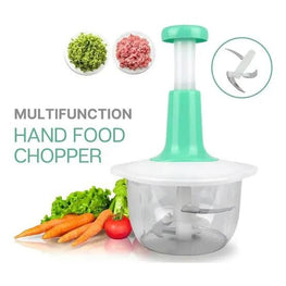 Manual Hand Push Chopper/Multifunctional Hand Pat Chopper and Mixer/Press Cutter Vegetable Meat Grinder 1.5 liter ( random color)