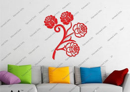 Flower wall stickers