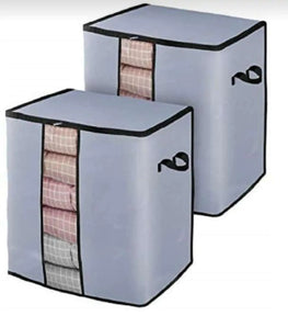 Storage Bag pack of 2 Clothes Storage Box (50GSM)