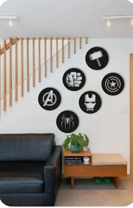 Kid room decoration Super hero logo   Wall stickers