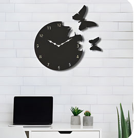 Butterfly  Wall clock