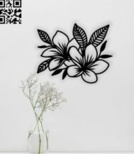 Flowers Wall decorations MDF Wood material