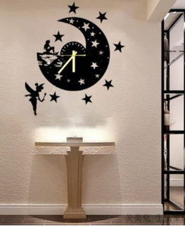 Fairy Wall Clock - Wooden Wall Decoration