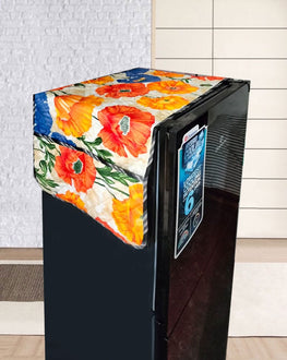 QUILTED PRINTED/PLAIN FRIDGE COVER