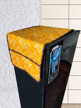 QUILTED PRINTED/PLAIN FRIDGE COVER