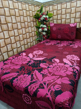 3D-Crystal cotton single pair Bedsheets