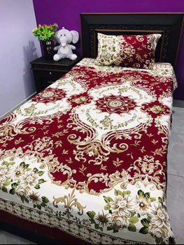 3D-Crystal cotton single pair Bedsheets