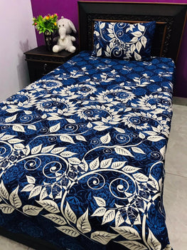 3D-Crystal cotton single pair Bedsheets