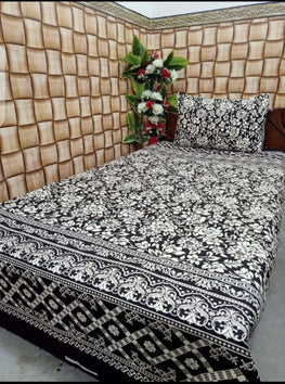 3D-Crystal cotton single pair Bedsheets