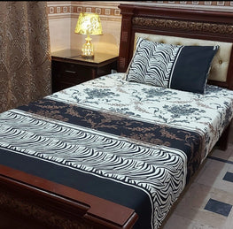 3D-Crystal cotton single pair Bedsheets