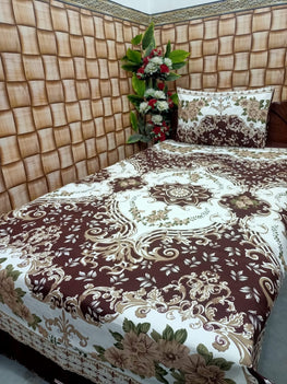 3D-Crystal cotton single pair Bedsheets