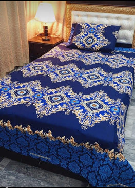 3D-Crystal cotton single pair Bedsheets