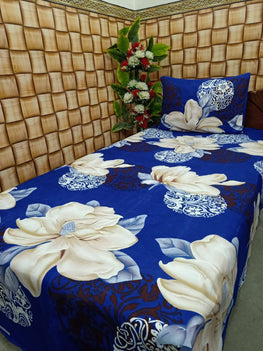 3D-Crystal cotton single pair Bedsheets