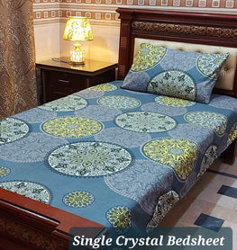 3D-Crystal cotton single pair Bedsheets