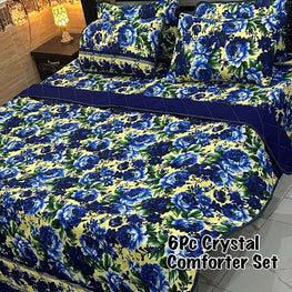 6Pc Crystal Comforter Set