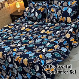 6Pc Crystal Comforter Set