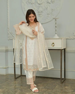 KANWAL Fancy Organza 3Pc