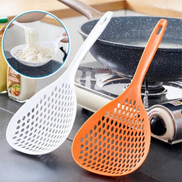 Large  Scoop Strainer Scoop /Noodle Dumpling Colander ( random color)