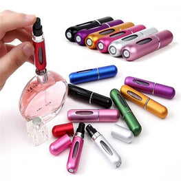 Small Portable Mini Refillable Perfume Spray Bottle Pump Atomizer Travel Empty Perfume Cosmetic Container Sprayer Bottles 5ml  ( Random Color )