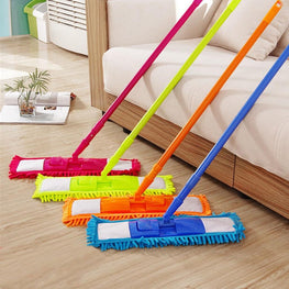 Mop, Floor Cleaner Home Cleaning Supply Flat Mop Microfiber Wet Dust Mop Wet &amp; Dry Mop (random Colors)